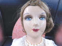 boudoir doll white gown